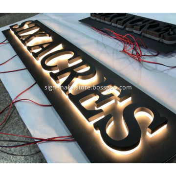 Custom Backlit Outdoor Signage Sign